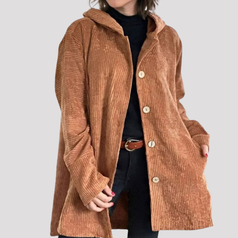 MIRELLA™ | Casual Velvet Hooded Jacket