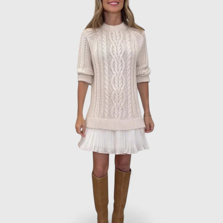 Zenara™ | Elegant Sweater Dress
