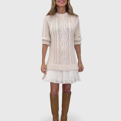 Zenara™ | Elegant Sweater Dress
