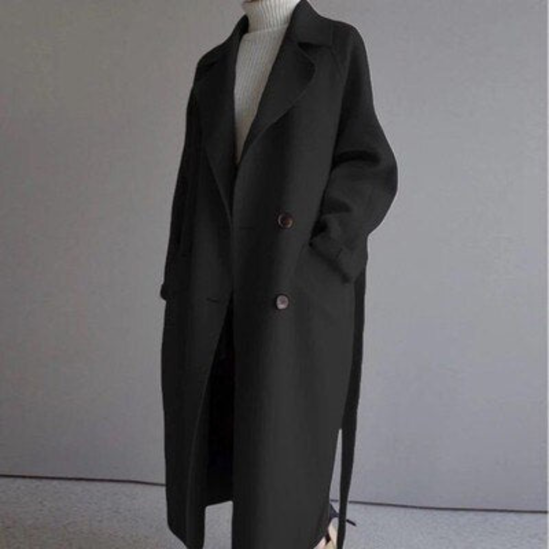 Arielle™ | Elegant Long Overcoat