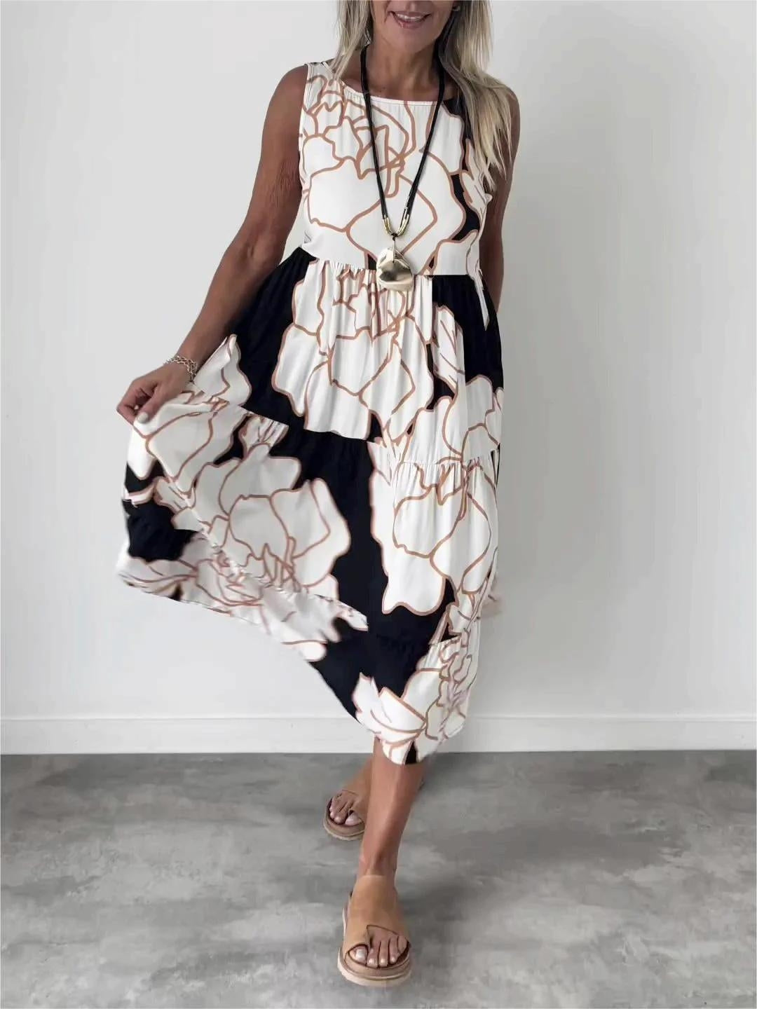 Scarlett - Sleeveless Long Dress