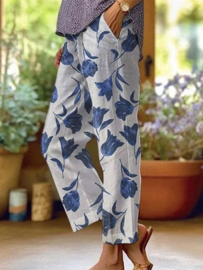 Gina™ | Summer floral pants