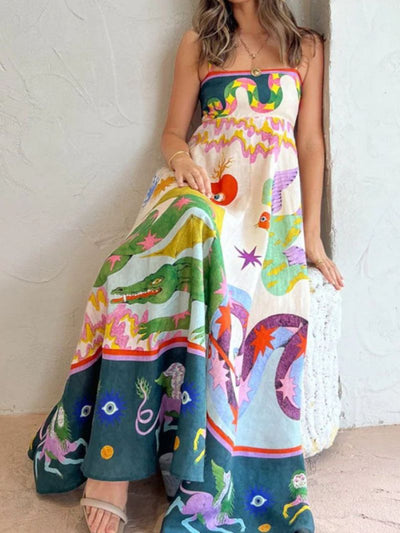 Liza - Vibrant Summer Maxi Dress