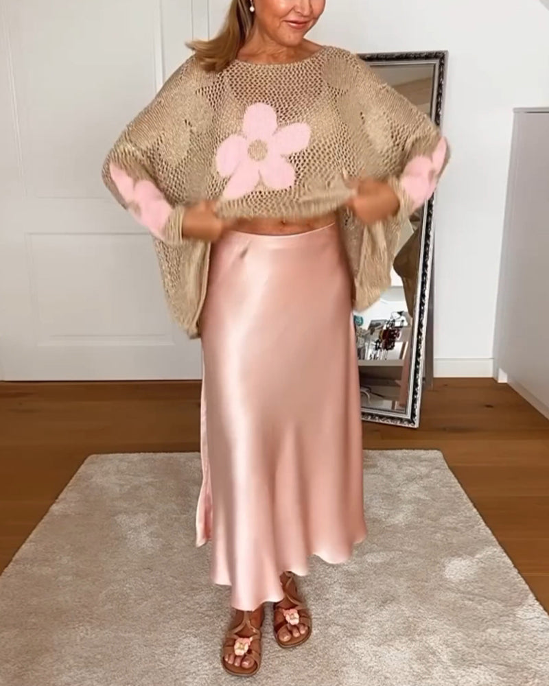 Mia™ | Floral Chic Sweater