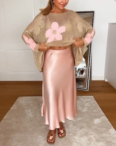Mia™ | Floral Chic Sweater
