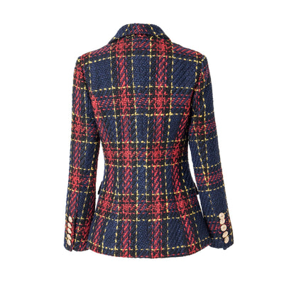 Selma™ | Retro Chic Tweed Blazer