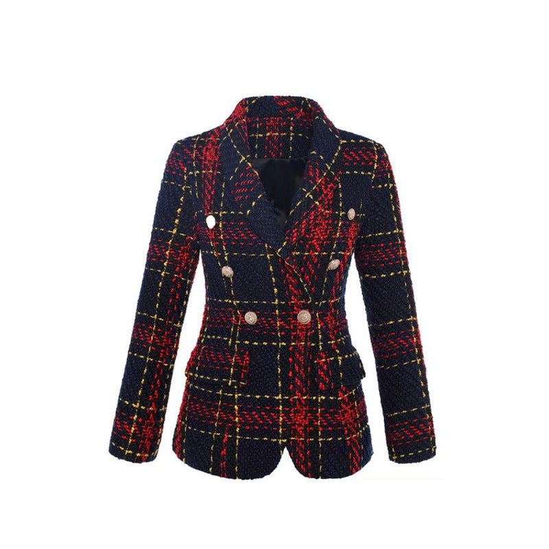 Selma™ | Retro Chic Tweed Blazer