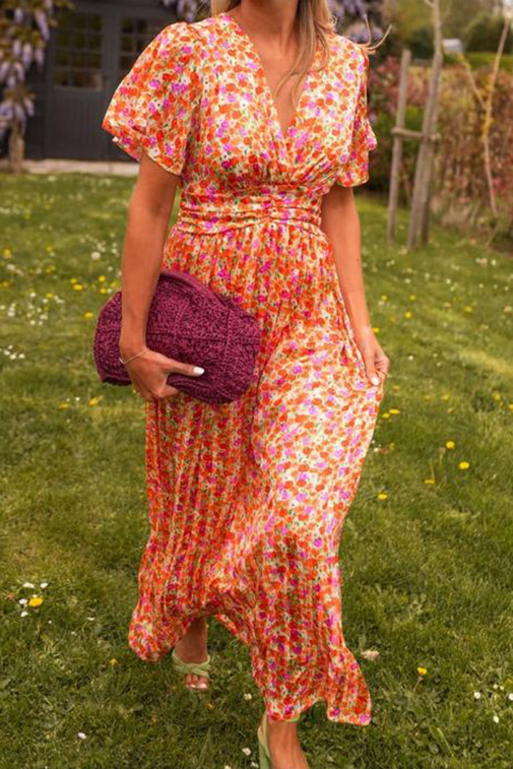 KELLY | V-NECK LONG DRESS SALE
