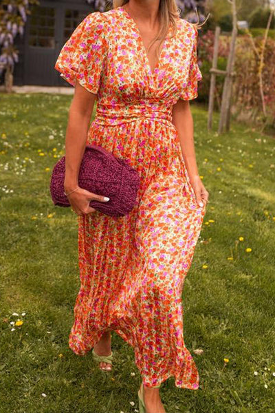 KELLY | V-NECK LONG DRESS SALE