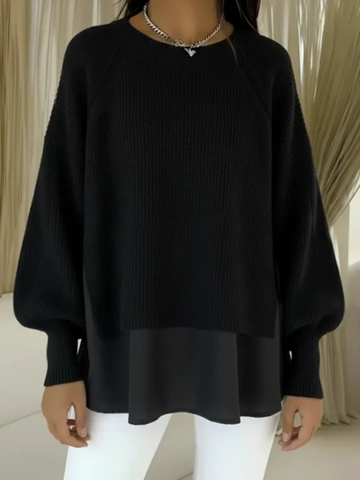 Denise™ | Layered Knit Sweater