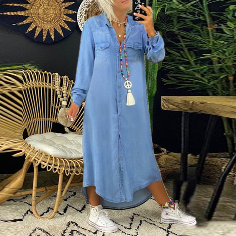 Lia™ | Comfortable shirt dress in denim