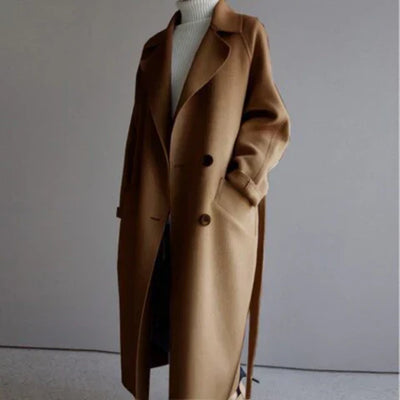 Arielle™ | Elegant Long Overcoat