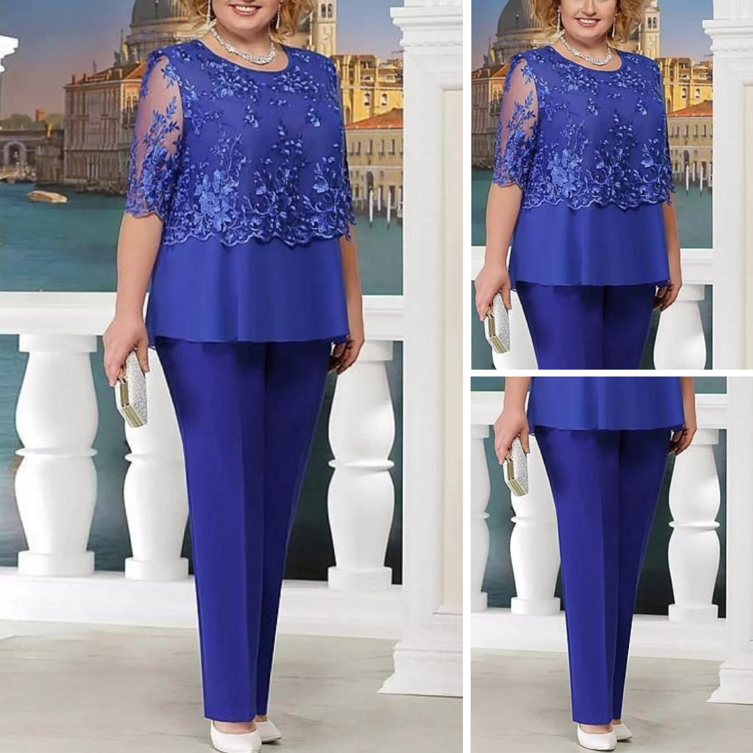 Lily™ | Stylish blouse and pants ensemble