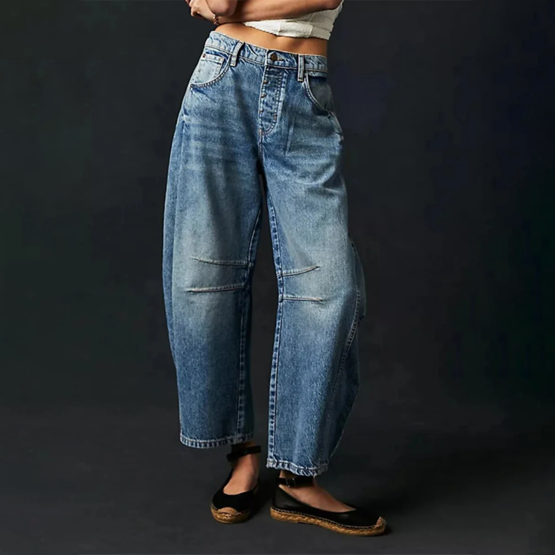 Greta™ | Wide leg comfort jeans