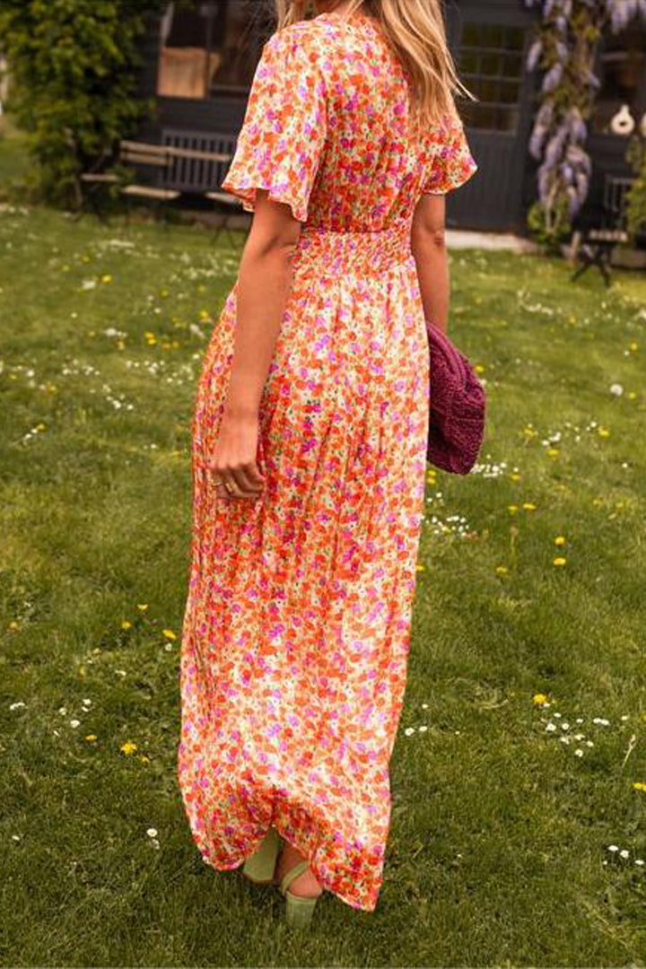 KELLY | V-NECK LONG DRESS SALE