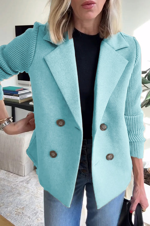 Rosalina™ | Stylish Knit-Sleeve Blazer