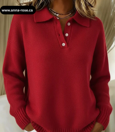 Phoebe™ | Cozy Chic Knit Polo