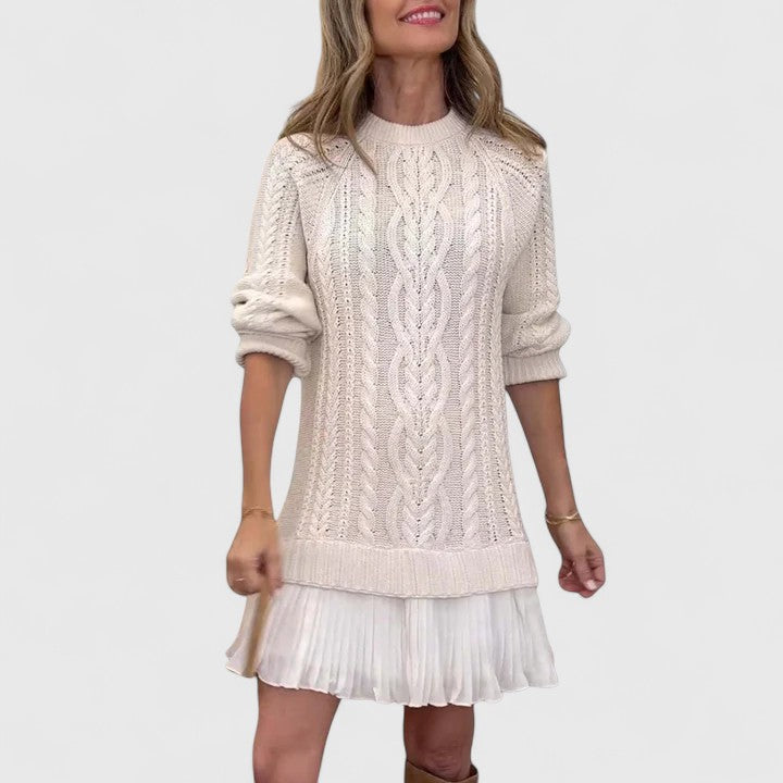 Zenara™ | Elegant Sweater Dress
