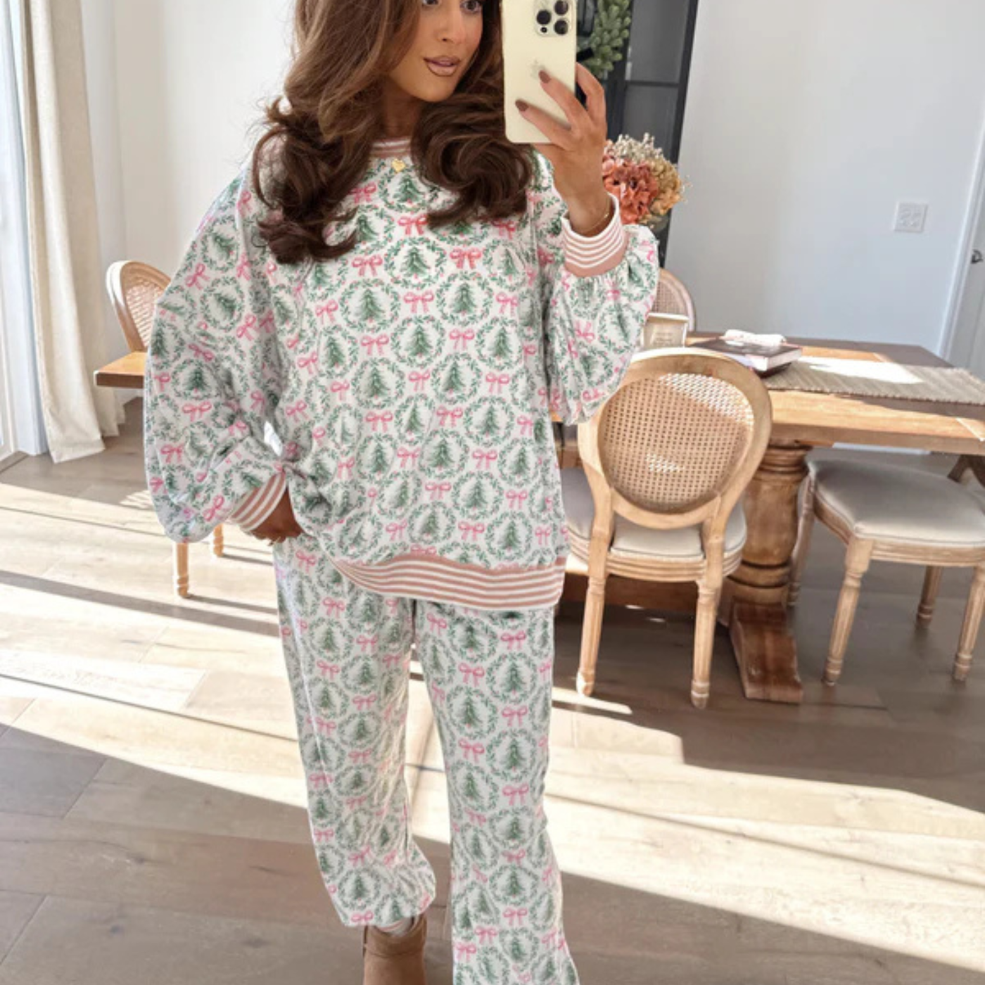 Aubrey - Cozy Christmas Loungewear Set