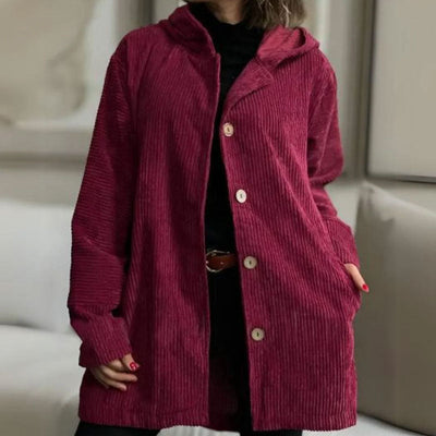 MIRELLA™ | Casual Velvet Hooded Jacket