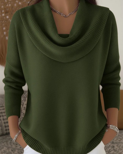 JOCELYN™ | Cozy Ruffled-neck Sweater