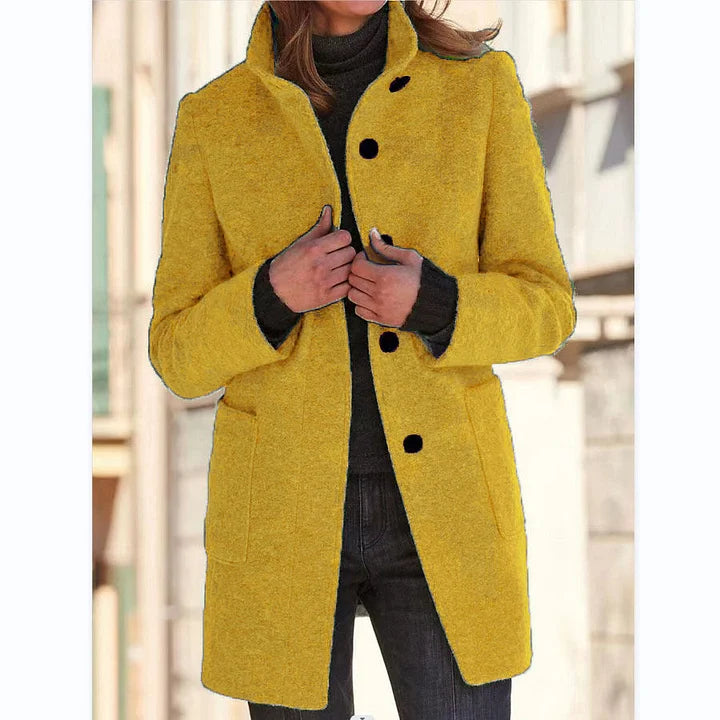 Fleur™ | Elegant Buttoned Coat