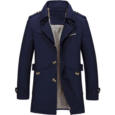 Michael™ | Men's business windbreakers Long jackets