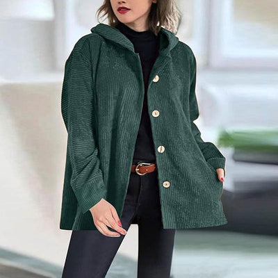 MIRELLA™ | Casual Velvet Hooded Jacket