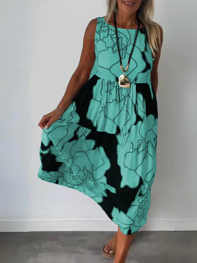 Scarlett - Sleeveless Long Dress