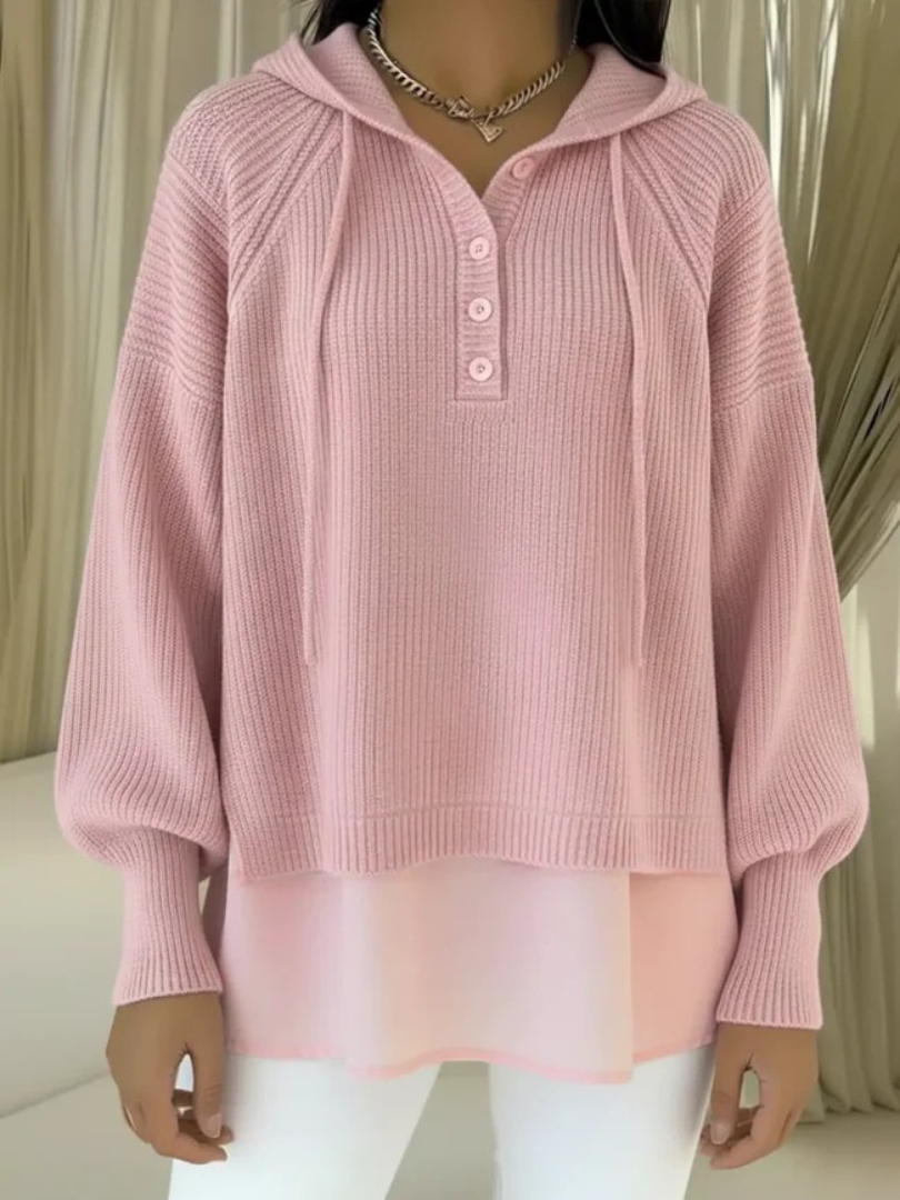 Zerissa™ | Casual Chiffon Hooded Sweater