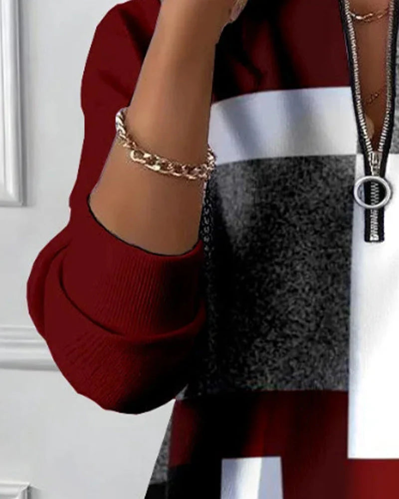 Velstine™ | Knitted Zip-Up Sweater