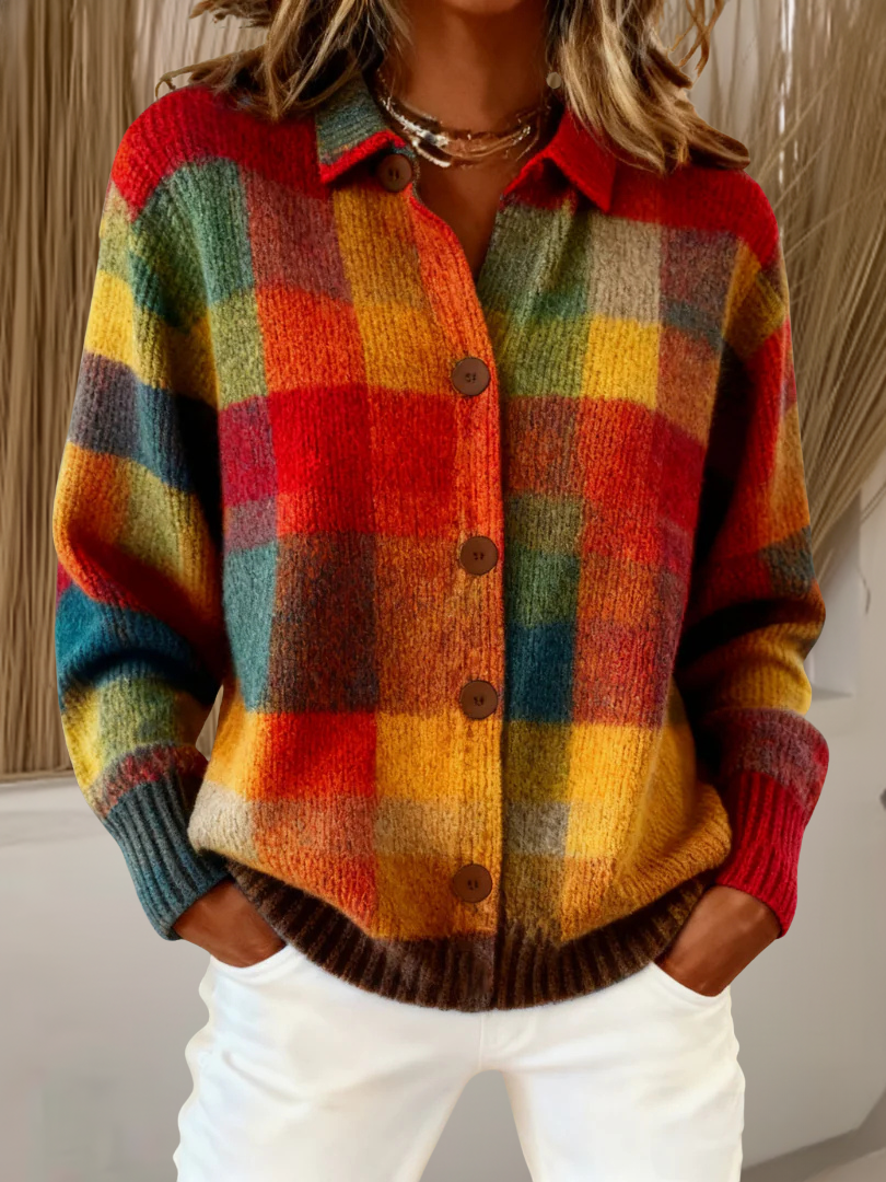 Ariadne™ | Timeless Check Cardigan