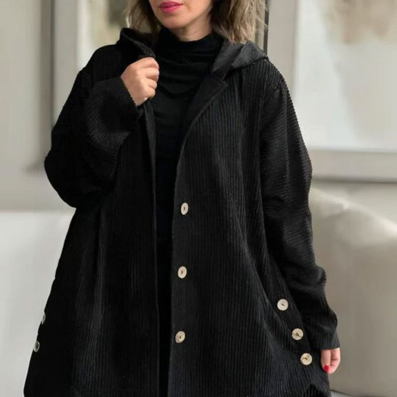 MIRELLA™ | Casual Velvet Hooded Jacket