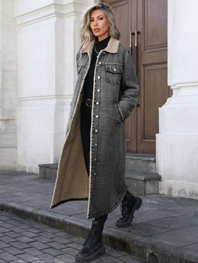 Camla™ | Longline Denim Trench