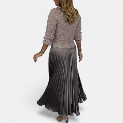 Abigaile™ | Knit Sweater with Maxi Set