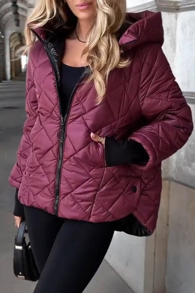 EVORA™ | Winter Quilted Hooded Jacket