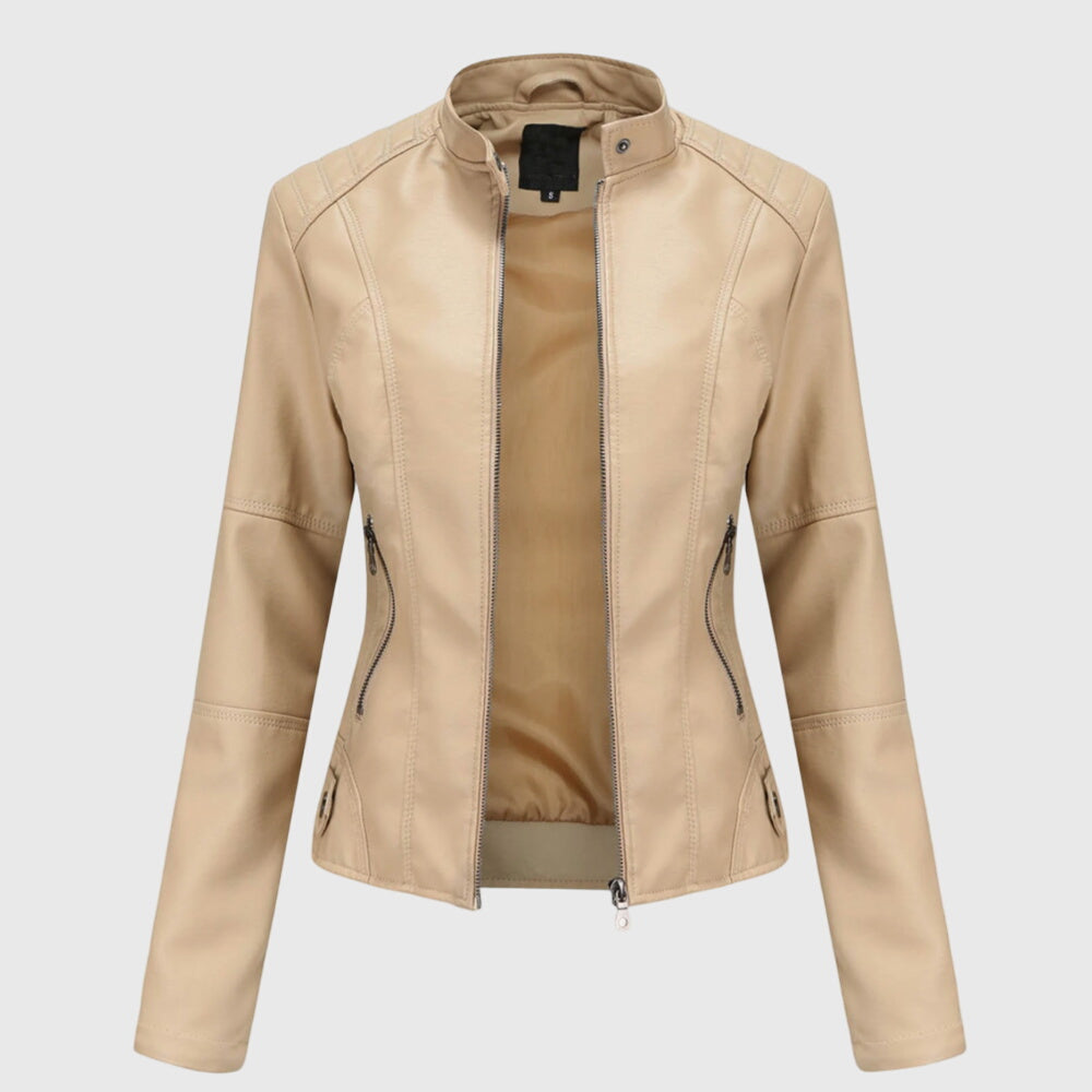 Brynne™ | Chic Women's Leather Jacket