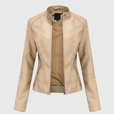 Brynne™ | Chic Women's Leather Jacket