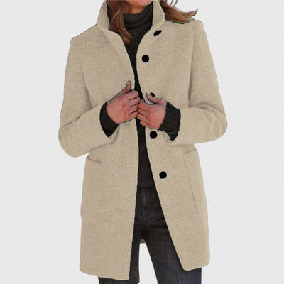 Rhea™ | Elegant Buttoned Coat