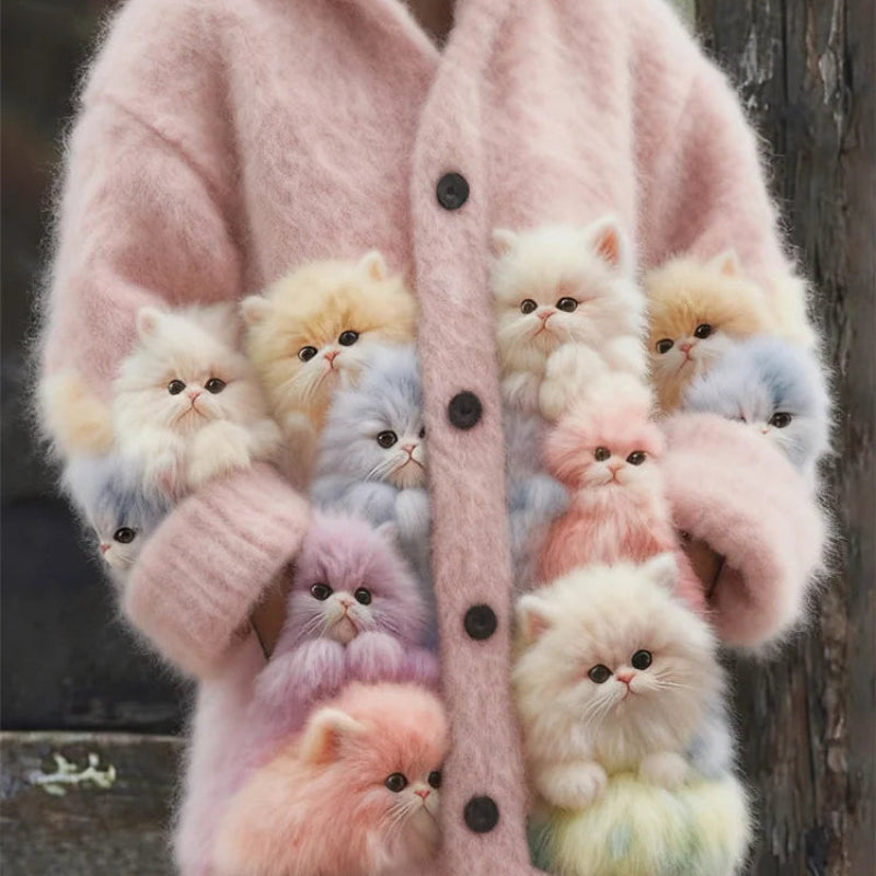 Tilly™ | Cozy Hoodie with Cats