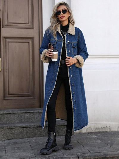 Camla™ | Longline Denim Trench