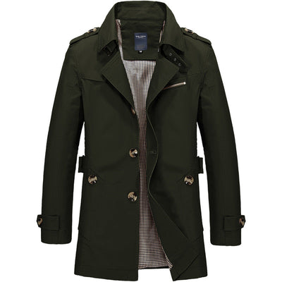 Michael™ | Men's business windbreakers Long jackets