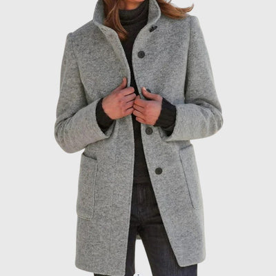 Rhea™ | Elegant Buttoned Coat