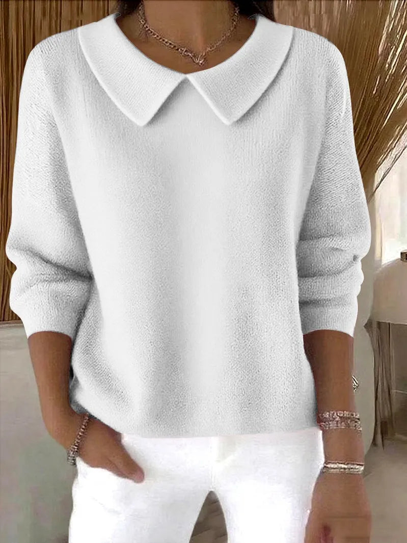 Adeline™ | Plain Knit Sweater