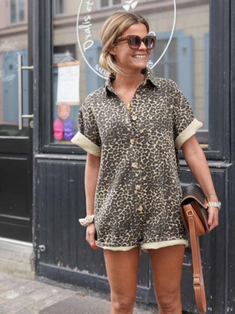 Haya™ | Mini Cheetah Romper