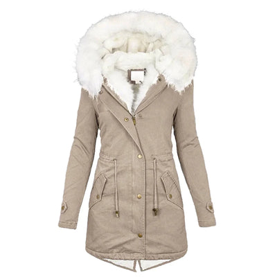 Harriett™ | Faux Fur Hooded Jacket