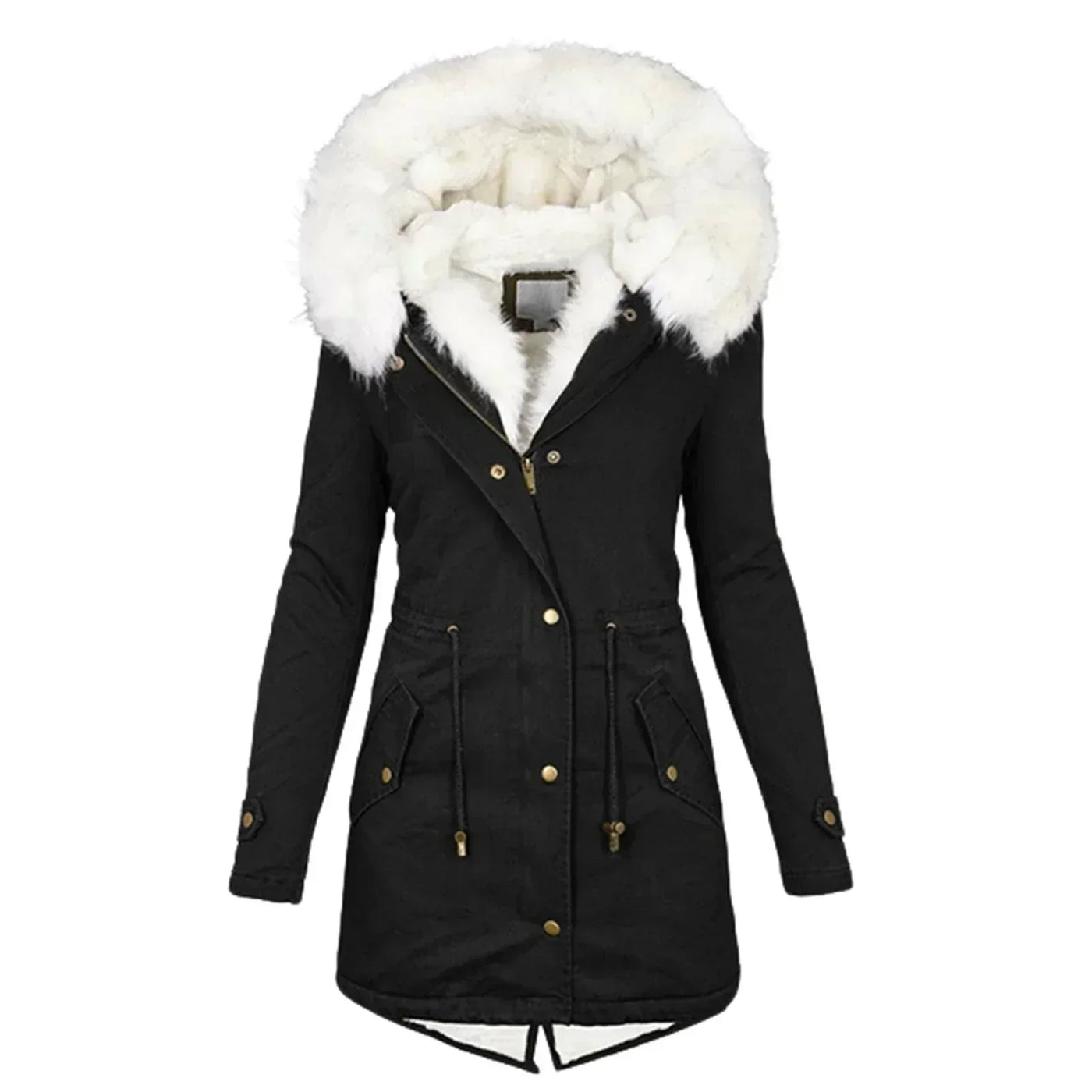 Harriett™ | Faux Fur Hooded Jacket