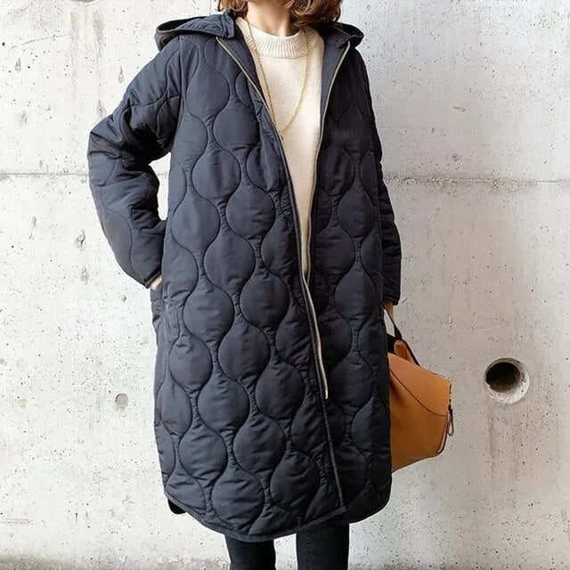 LUMA™ | Hooded Long Jacket