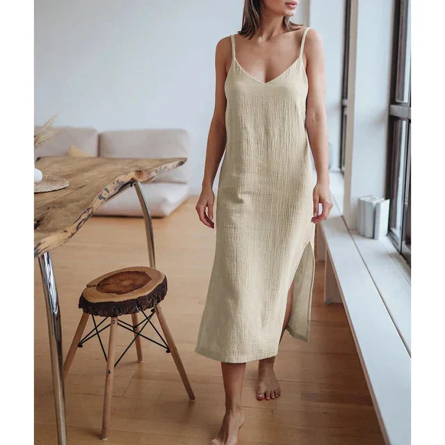 Hannah - Cotton Summer Maxi Dress