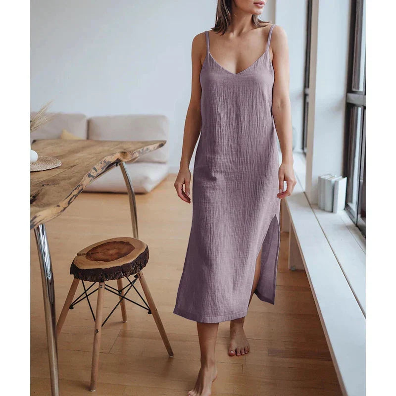 Hannah - Cotton Summer Maxi Dress